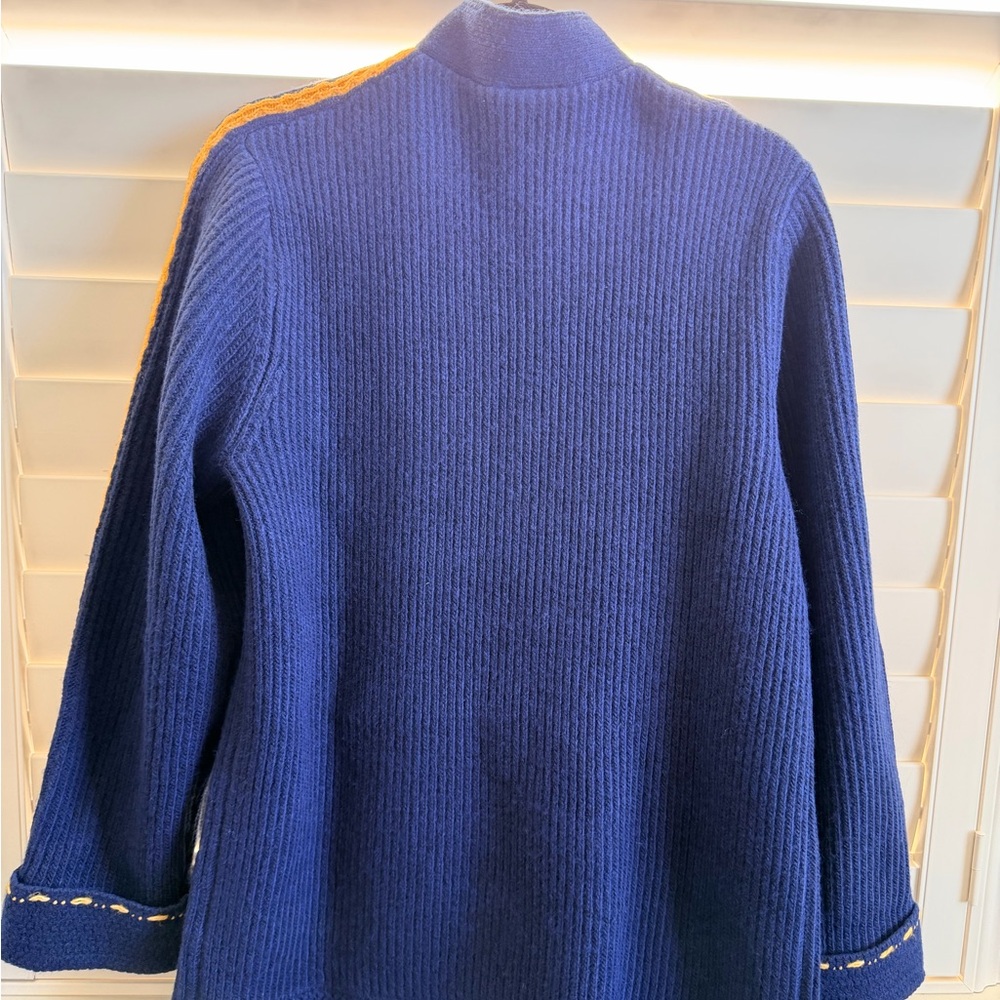 Adidas CNY Navy Blue Knit Wool Jacket (NWT) - Picture 4 of 11